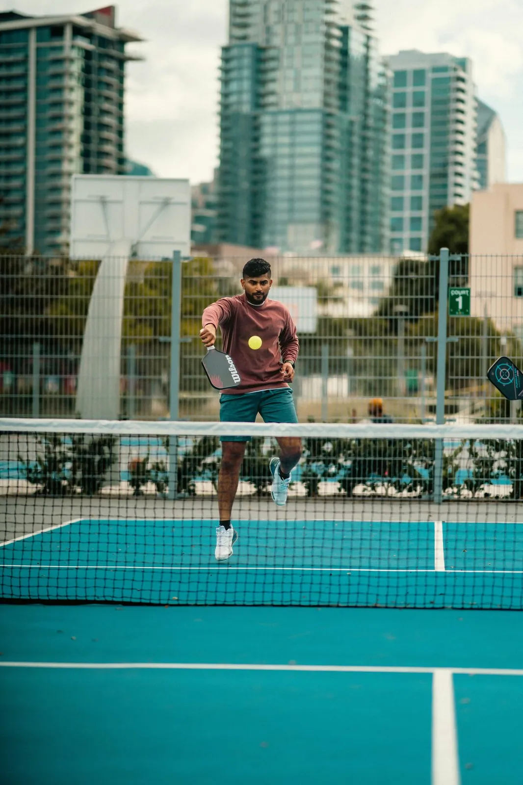 Outdoor pickleball at The Social Court